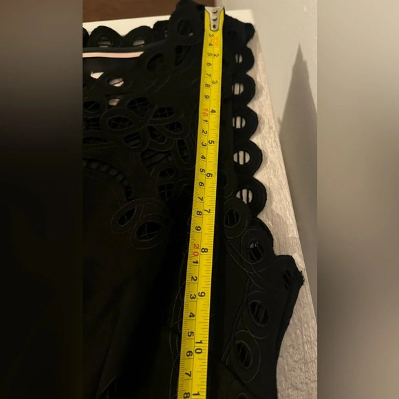 Ted Baker Verony Embroidered Scallop Edge Dress LBD Chic ASO Riverdale Sz 1 US 4 - Picture 7 of 13